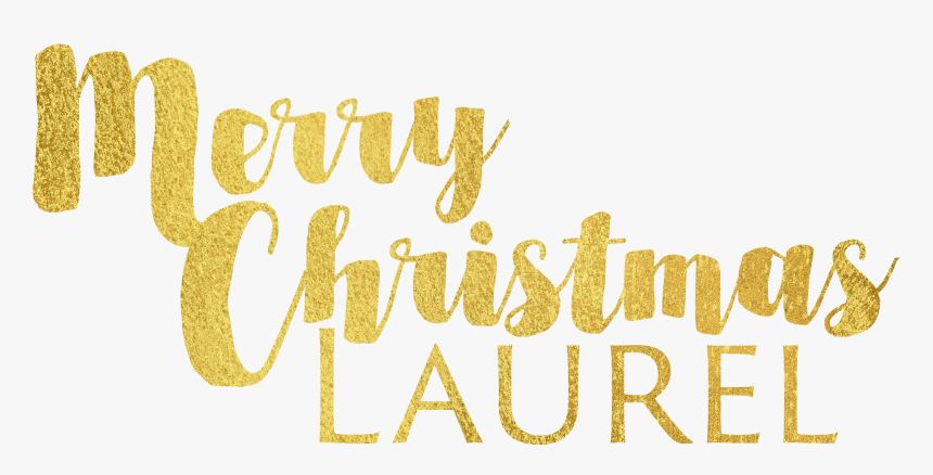 Merry Christmas Gold Png - Transparent Merry Christmas Gold Leaf, Png Download, Free Download