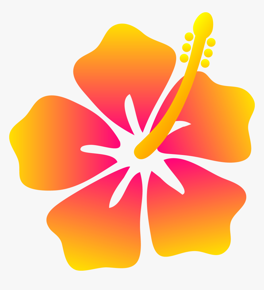 Clipart Hawaiian Flower, HD Png Download, Free Download