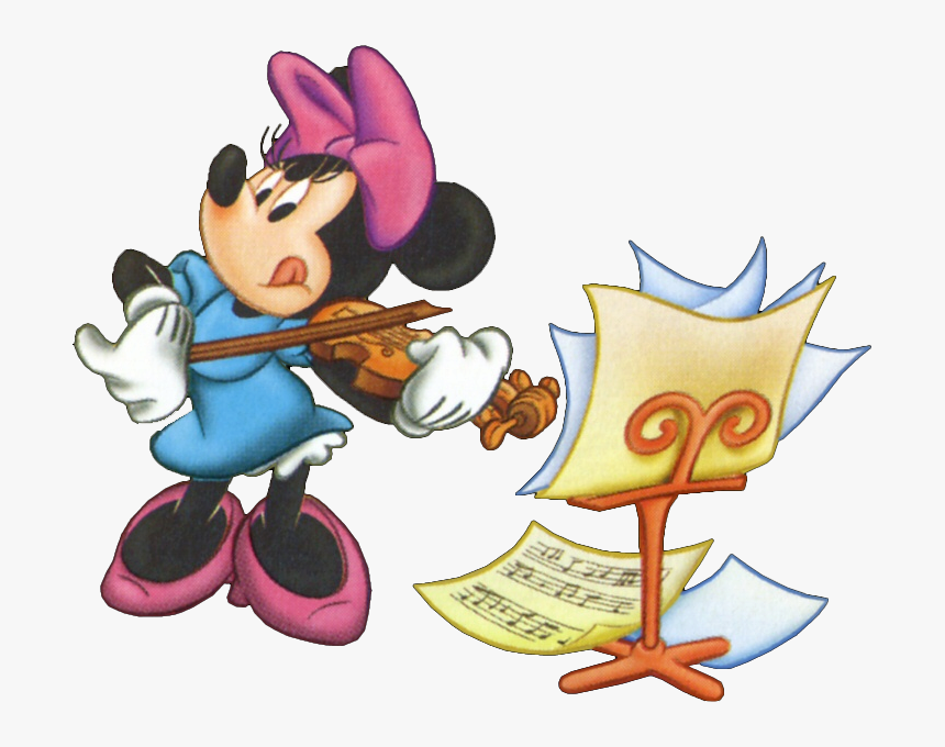 Minnie Mouse Playing Violin, HD Png Download, Free Download