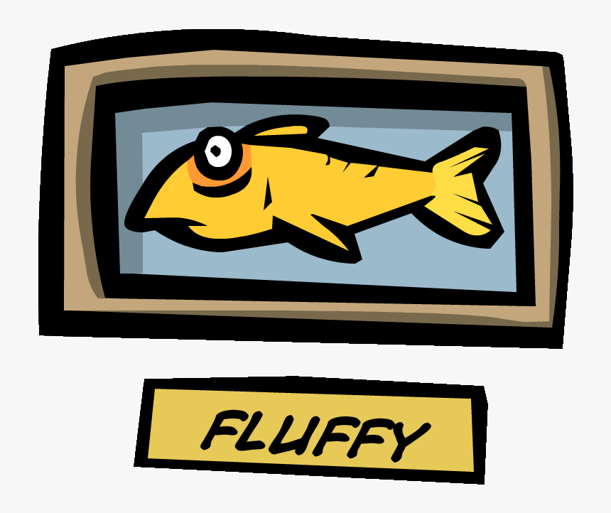 Transparent Fluffy Png - Fluffy The Fish Club Penguin, Png Download, Free Download