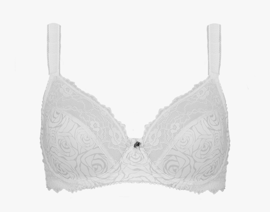 Support Swirly Rose White Set Setd04 2052enhanced Support - Brassiere, HD Png Download, Free Download