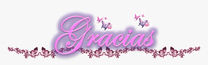 Gracias Y Mariposas - Calligraphy, HD Png Download, Free Download