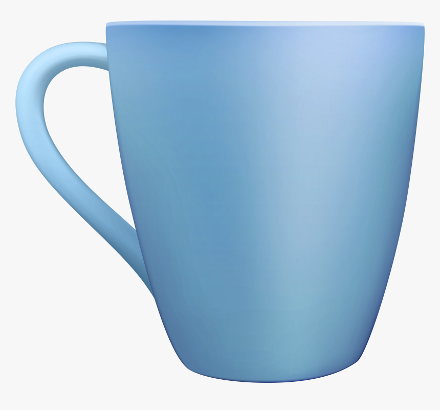 Blue Ceramic Mug Png Clip Art, Transparent Png, Free Download