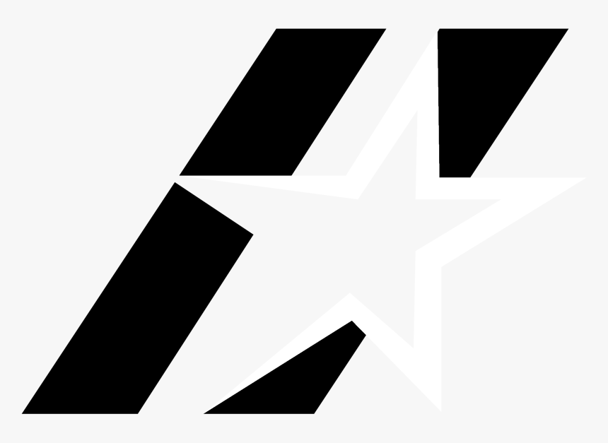 Houston Astros 2 Logo Black And Ahite, HD Png Download - kindpng