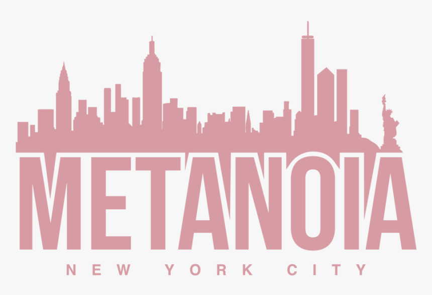 Black And White New York City Skyline , Png Download - Silhouette New York Skyline Drawing, Transparent Png, Free Download