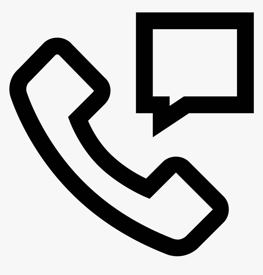 Mensaje De Telefono Icon - Blue Phone Icon Png, Transparent Png, Free Download