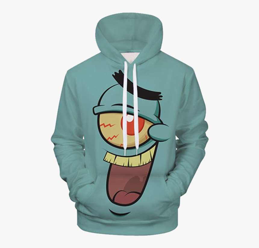 Plankton Spongebob Squarepants - Cool Spongebob Hoodies For Boys, HD Png Download, Free Download