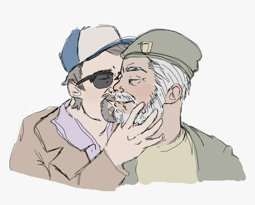 “have A Sloppy Ace/bill Sketch In These Trying Times
” - Dead By Daylight Ace Gay, HD Png Download, Free Download