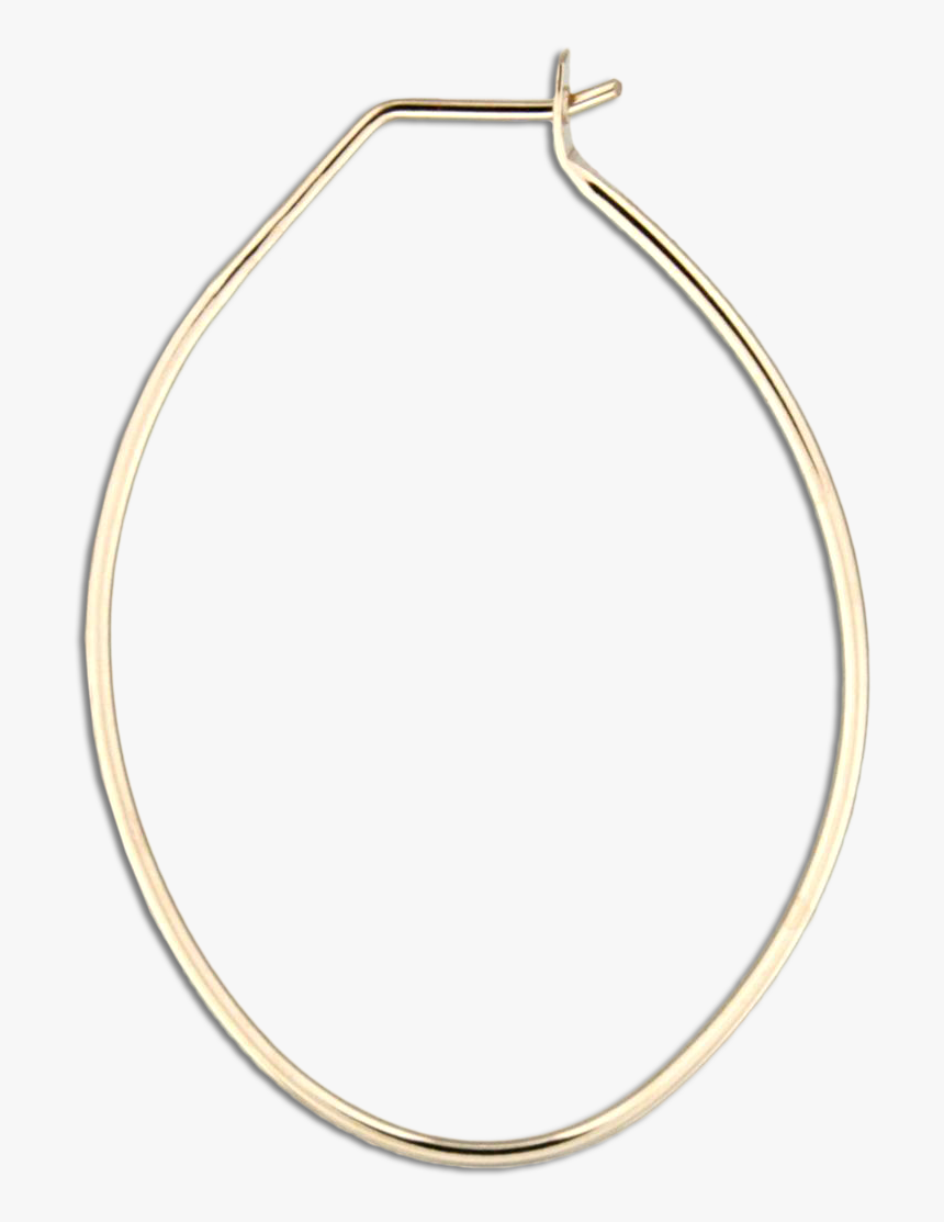 Oval Hoop Earrings - Chain, HD Png Download, Free Download