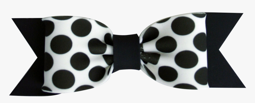 Fondant Bows Large Dot Print Black - Polka Dot, HD Png Download, Free Download