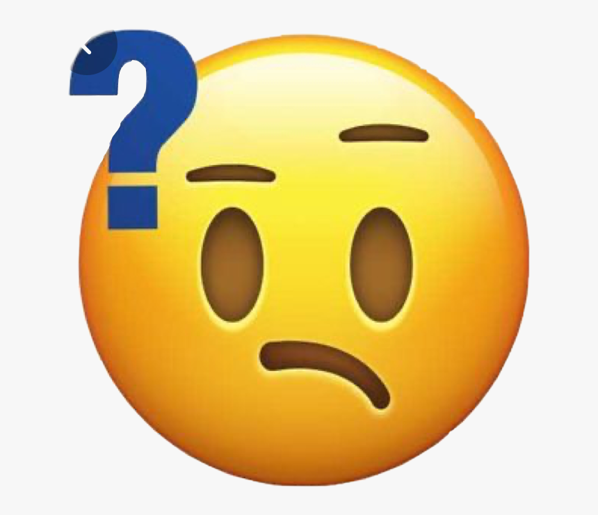 Confused Emoji Emoji Question Mark Png Transparent Png Kindpng