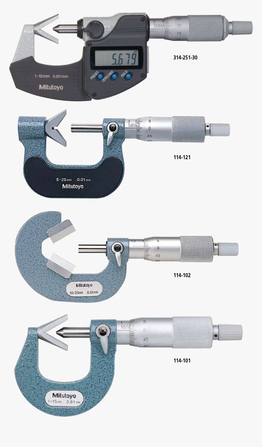 V Anvil Micrometer , Png Download - Mitutoyo V Anvil Micrometer, Transparent Png, Free Download