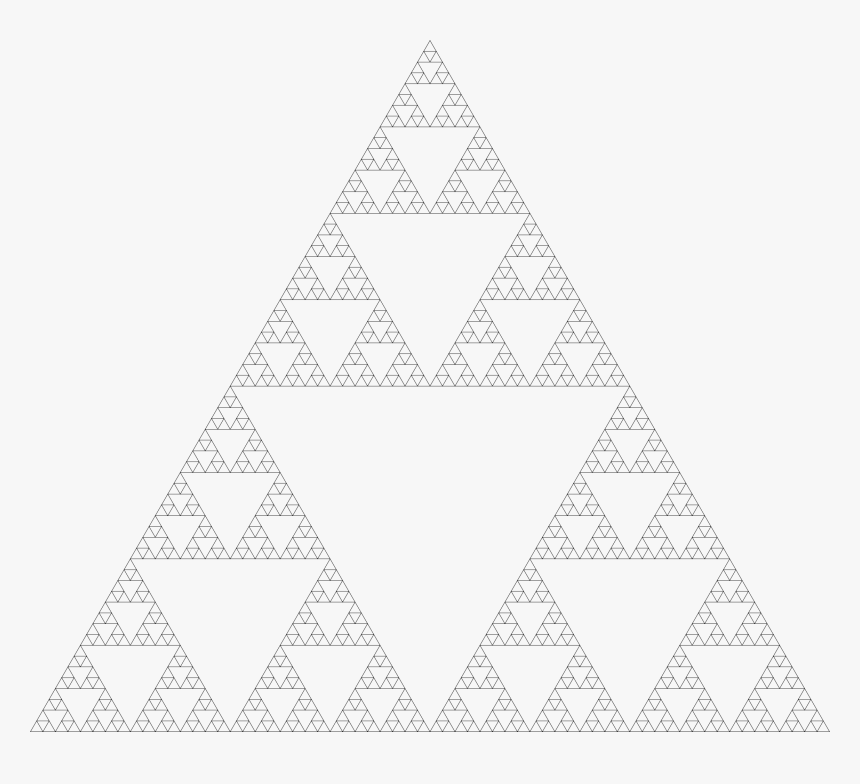 Sierpinski Gasket Clip Arts - Triangle, HD Png Download, Free Download