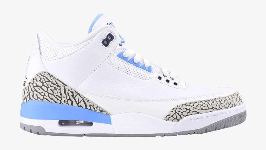 Unc Air Jordan 3, HD Png Download, Free Download