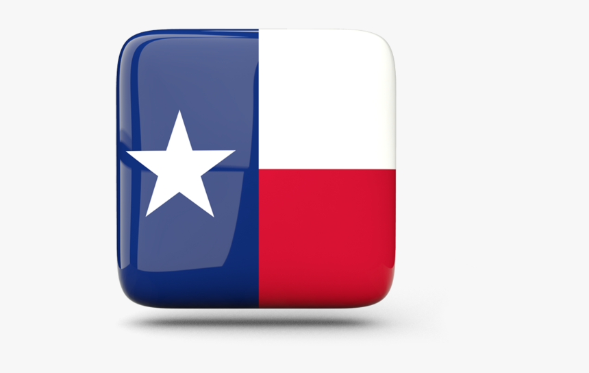 Glossy Square Icon - Texas Flag Icon Png, Transparent Png, Free Download