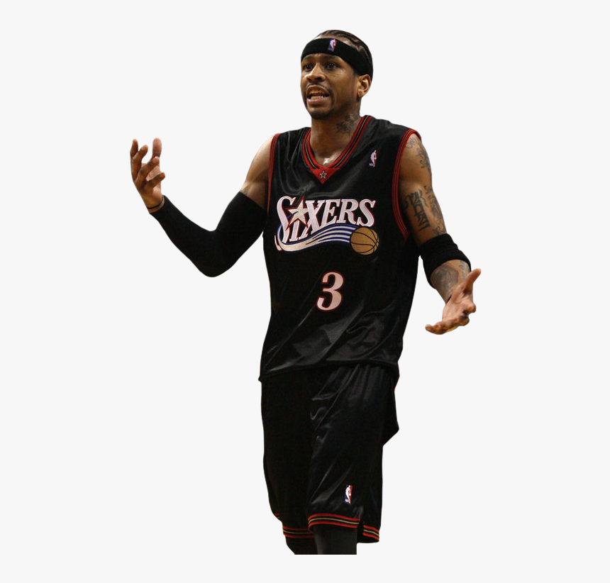 Retired Nba Star Allen Iveson - Allen Iverson Transparent Background, HD Png Download, Free Download