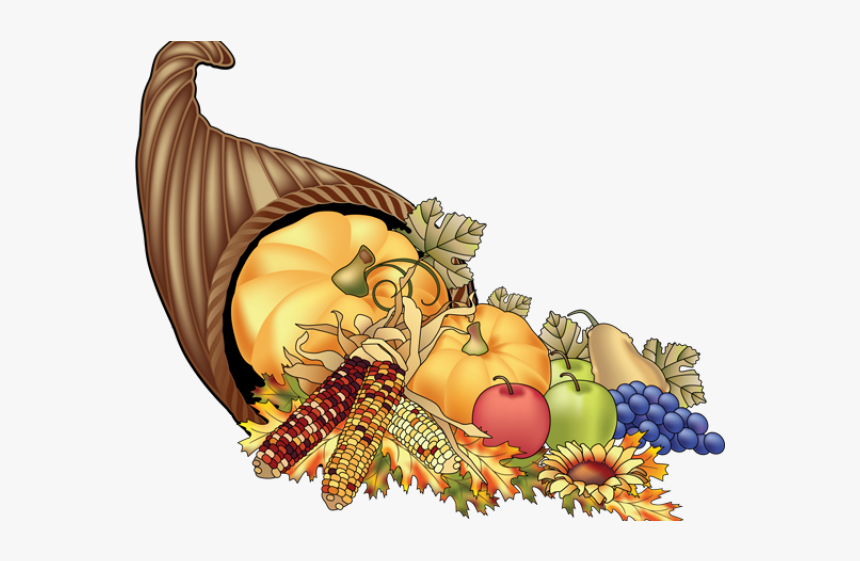 Small Cornucopia Cliparts 7 - Cornucopia Clip Art, HD Png Download, Free Download