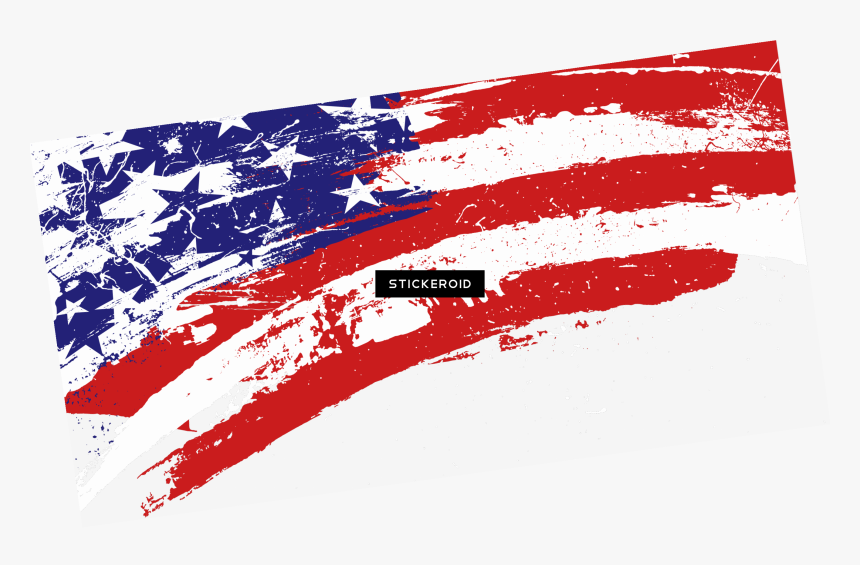Grunge Us Flag Banner - Captain America Minion Drawing, HD Png Download, Free Download