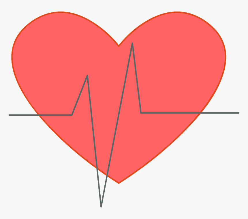 Heartbeat Clipart - Heart, HD Png Download, Free Download