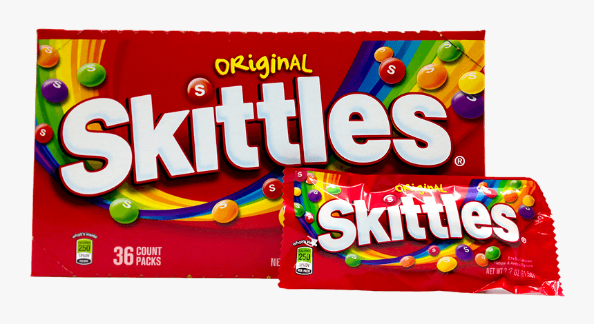 Skittles Original 36 Bags - Skittles, HD Png Download, Free Download