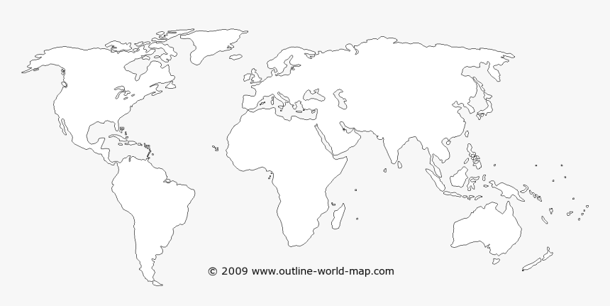 Link To The Big World Map B2a Transparent World Map Outline Hd Png Download Kindpng