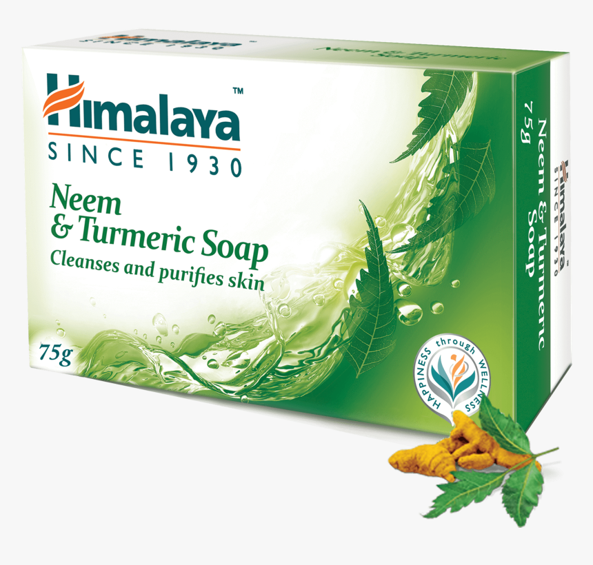 Himalaya Neem & Turmeric Soap, HD Png Download, Free Download