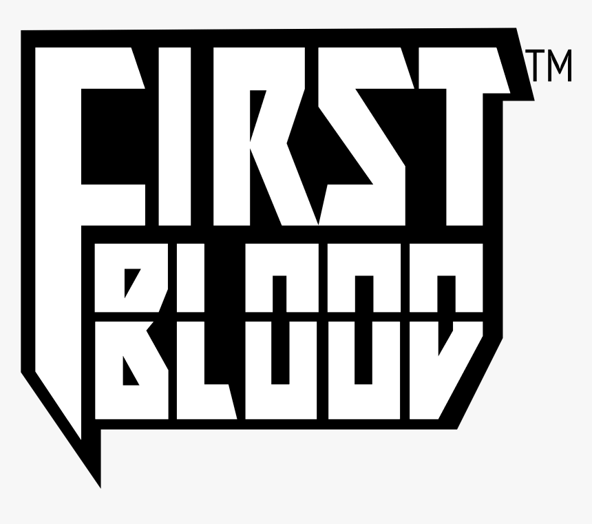 Firstblood Logo Black And White, HD Png Download, Free Download