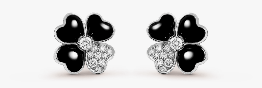 Cosmos Earrings, Small Model, - Van Cleef Cosmos Black Earring, HD Png Download, Free Download