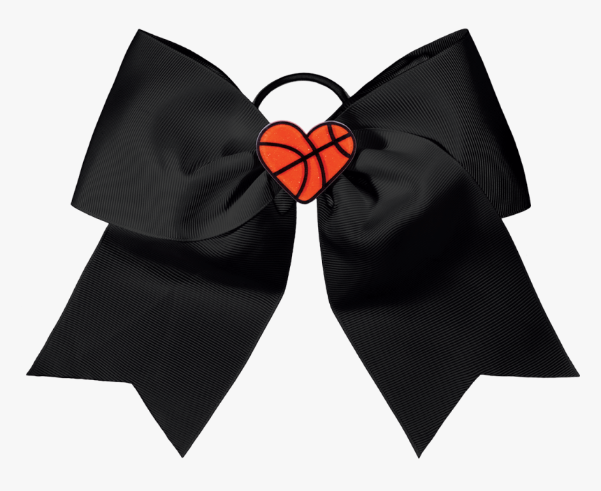 Chasse I Heart Basketball Hair Bow - Tuxedo, HD Png Download, Free Download