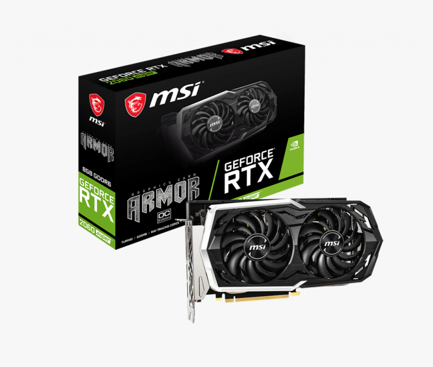 Msi Rtx 2060 Super Armor, HD Png Download, Free Download