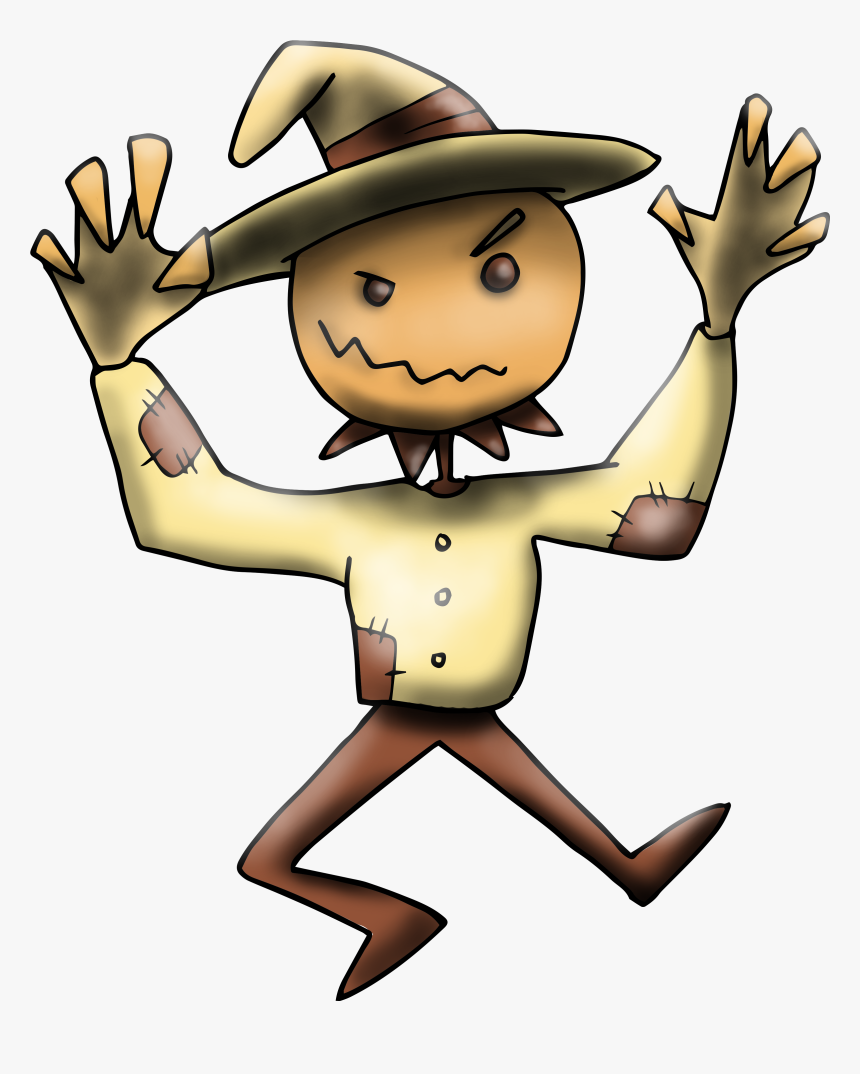 Scarecrow - Cartoon, HD Png Download, Free Download