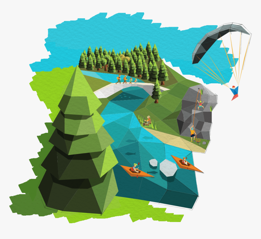 River Camping Bled Activities - Graphic Design, HD Png Download, Free Download