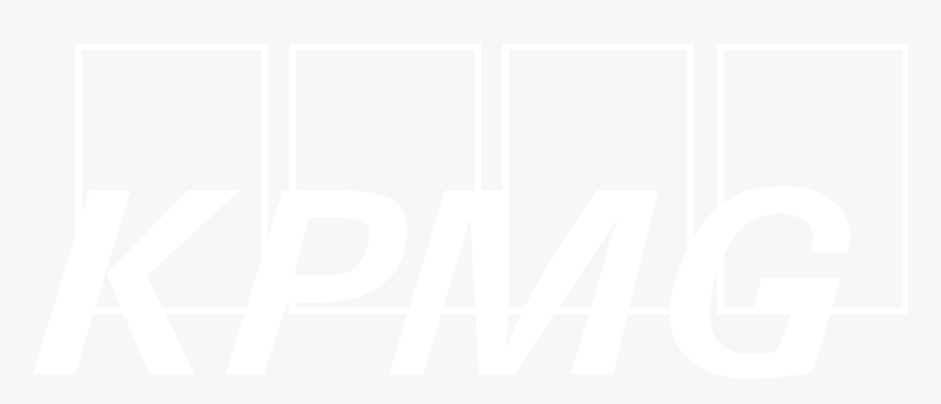 Kpmg White On Clear - Kpmg Logo White Png, Transparent Png, Free Download