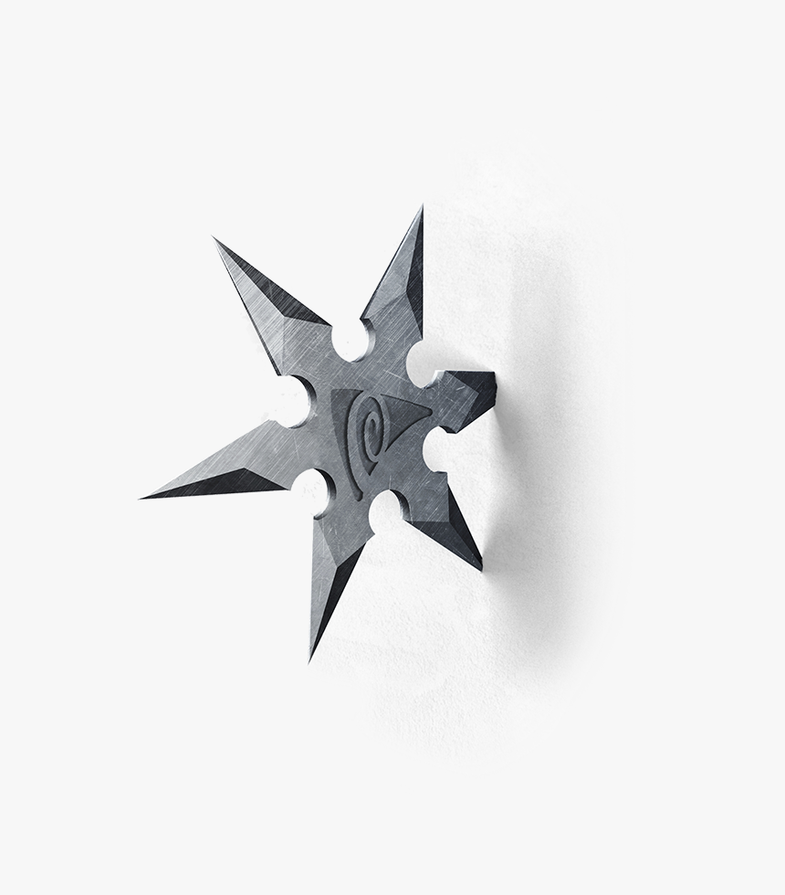 6-point Social Media Shuriken Of Justice - Shuriken, HD Png Download, Free Download