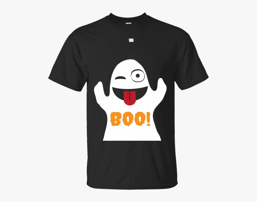 Emoji T Shirt Halloween Ghost Emoji Tongue Out Boo - Bald Headed Hoe ...