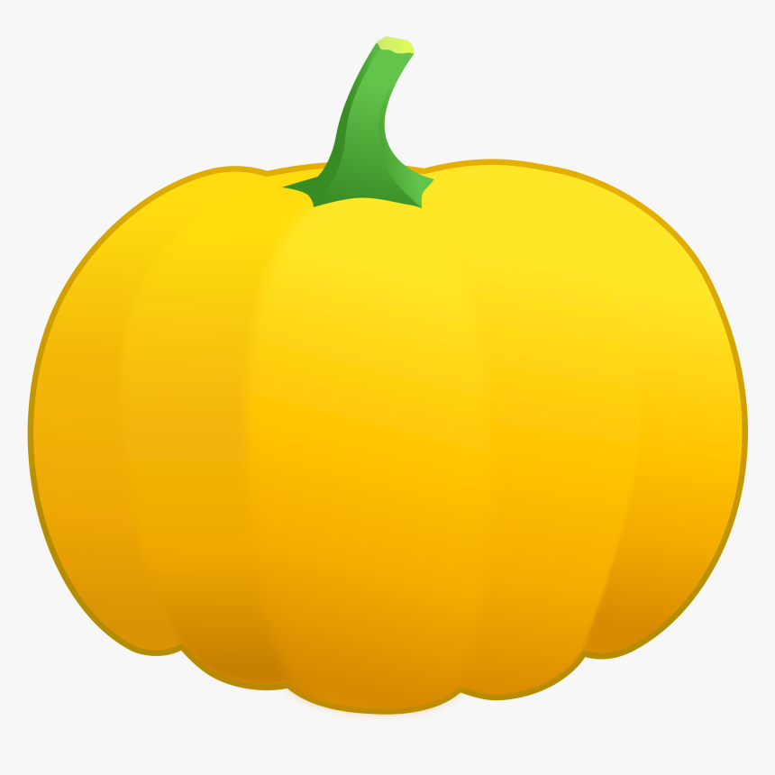 Transparent Cute Pumpkin Png - Yellow Pumpkin Clipart, Png Download, Free Download