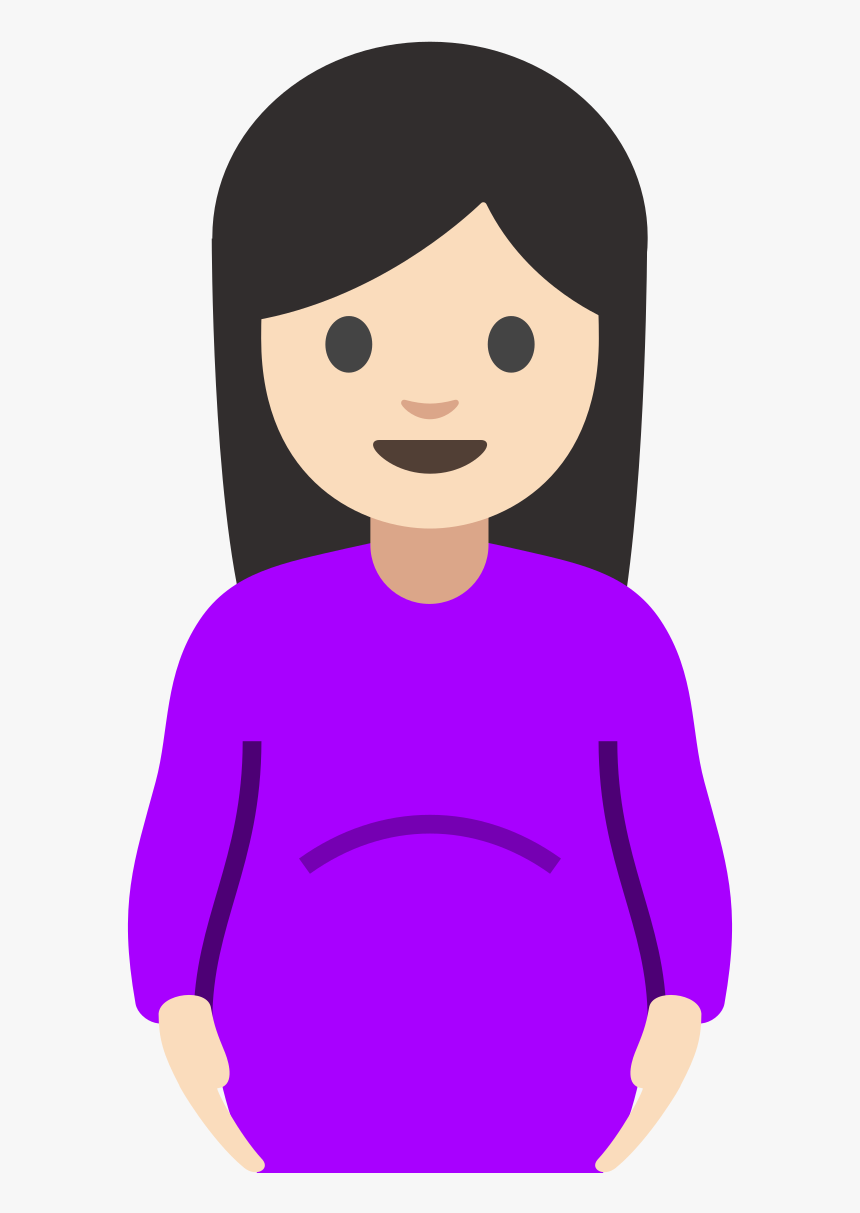Mujer Embarazada Emoji, HD Png Download, Free Download