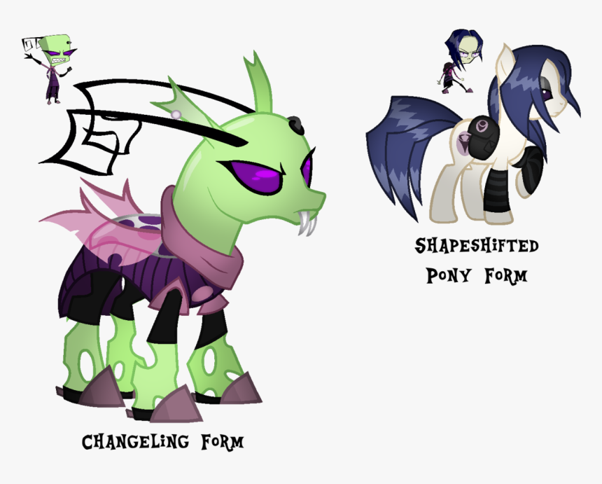 Thecreativeenigma, Changeling, Changelingified, Invader - Invader Zim Swap Au, HD Png Download, Free Download