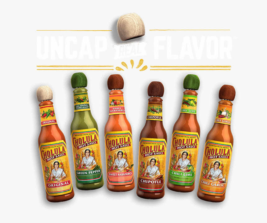 Uncap Real Flavor - Cholula Sauce, HD Png Download, Free Download