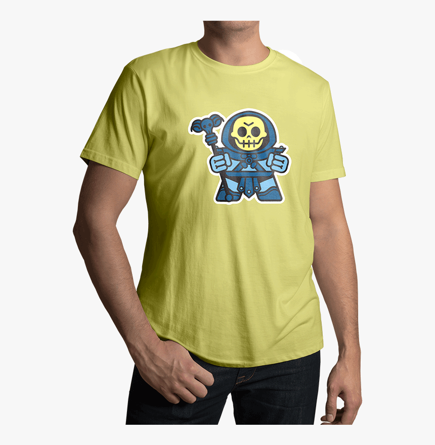 Skeletor T-shirt - Camisa Super Herói Branca, HD Png Download, Free Download