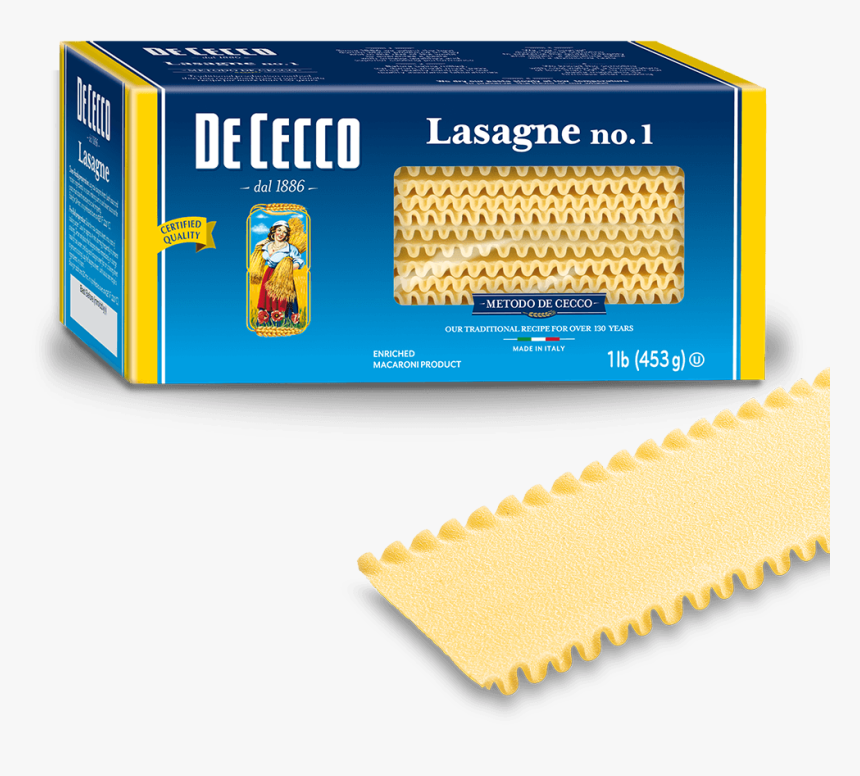 De Cecco Pasta Lasagna, HD Png Download, Free Download