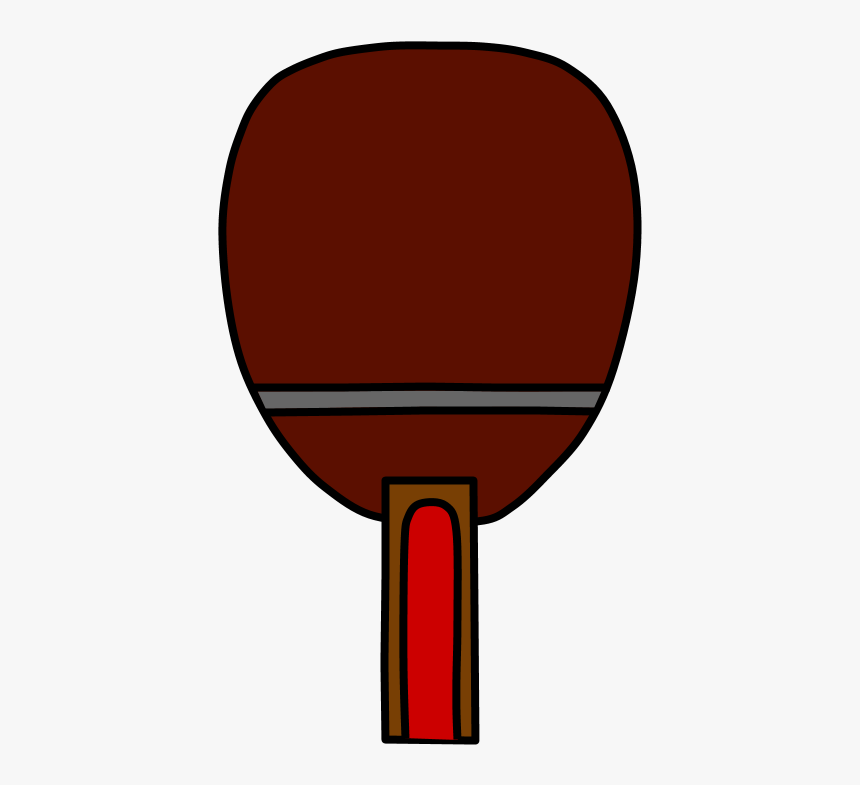 Ping Pong Paddle, Table Tennis, Dark Red - Ping Pong, HD Png Download, Free Download