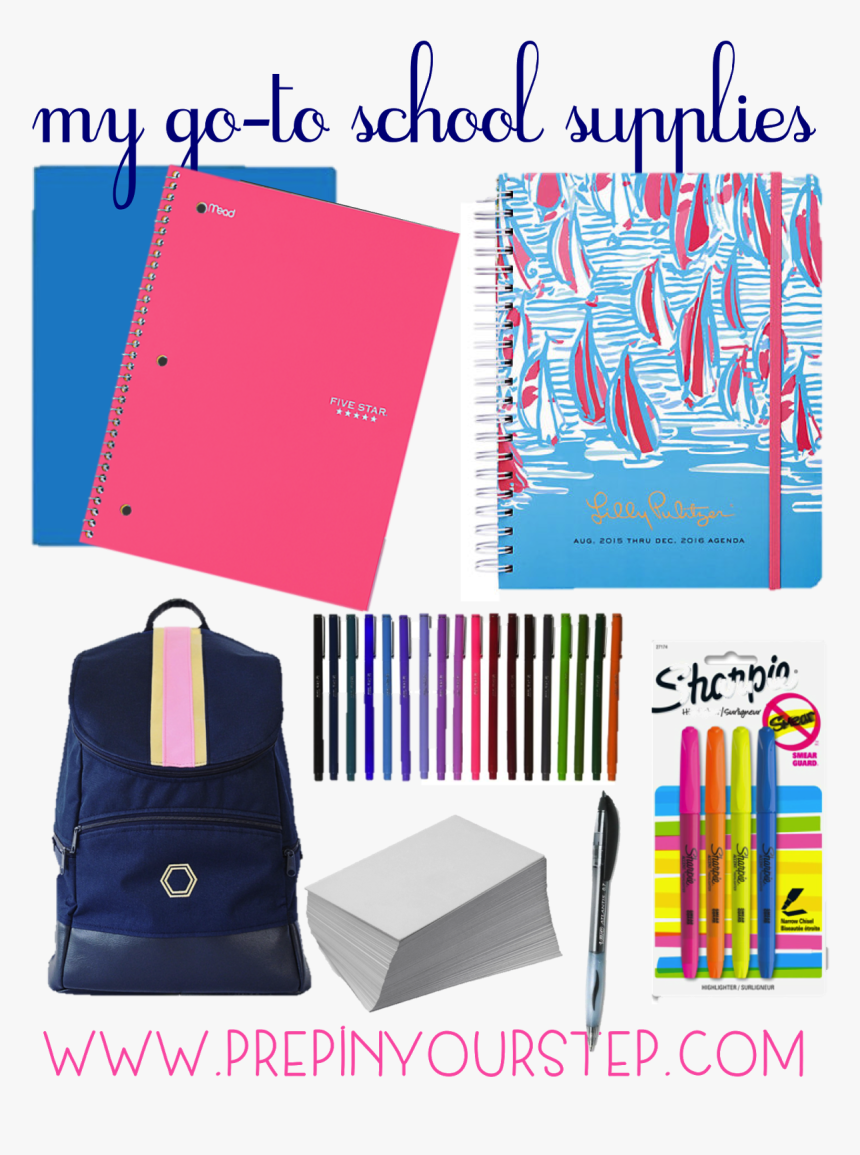 Over The Years I"ve Discovered Which School Supplies - Bag, HD Png Download, Free Download