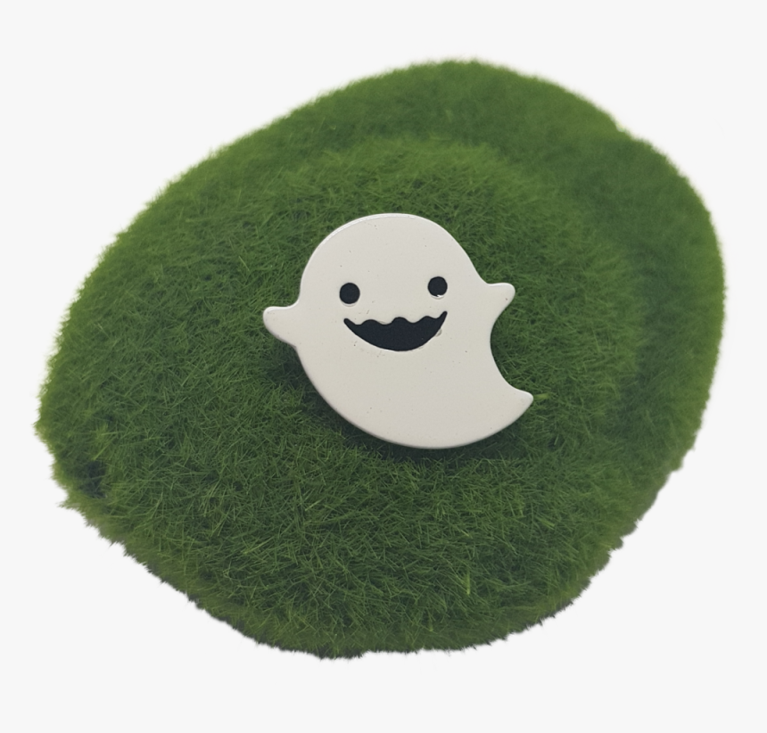 Cute Ghost Enamel Pin - Artificial Turf, HD Png Download, Free Download