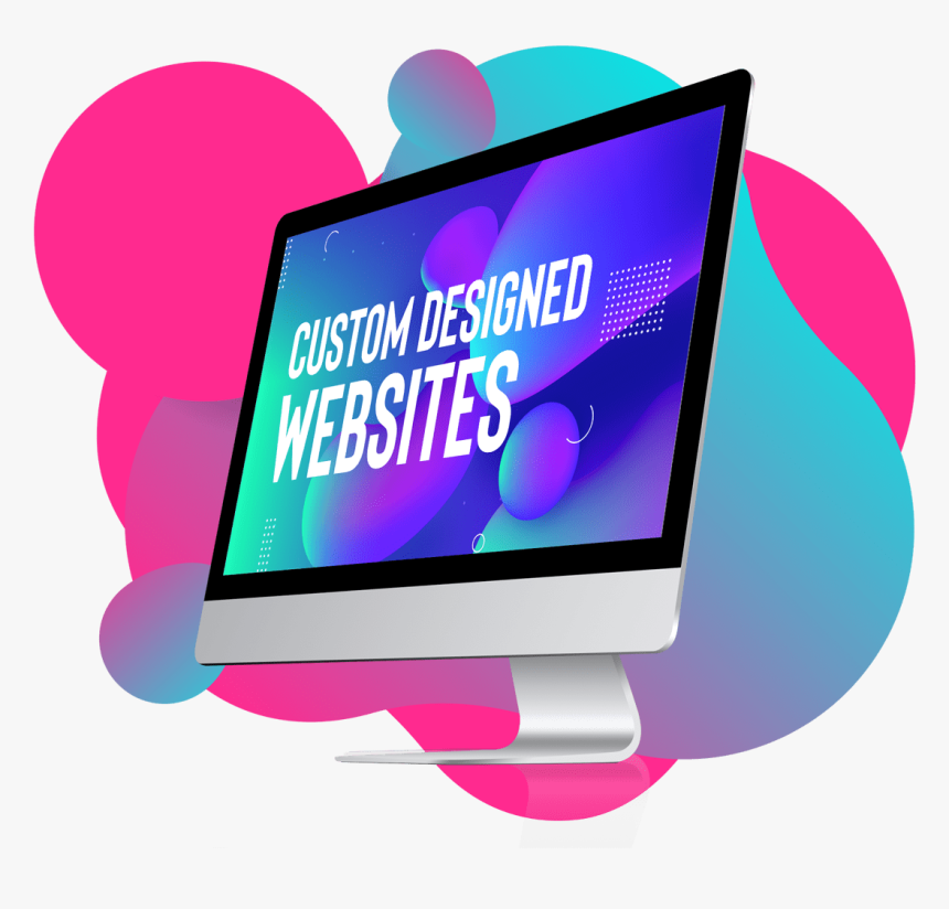 Rubymoon Creative Website Design Imac With Blob - Screen, HD Png Download, Free Download