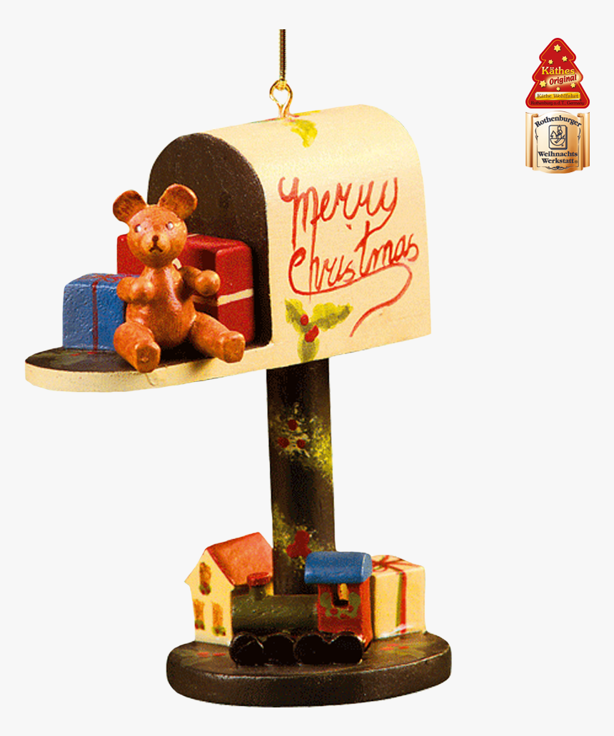 Mailbox "merry Christmas - Teddy Bear, HD Png Download, Free Download