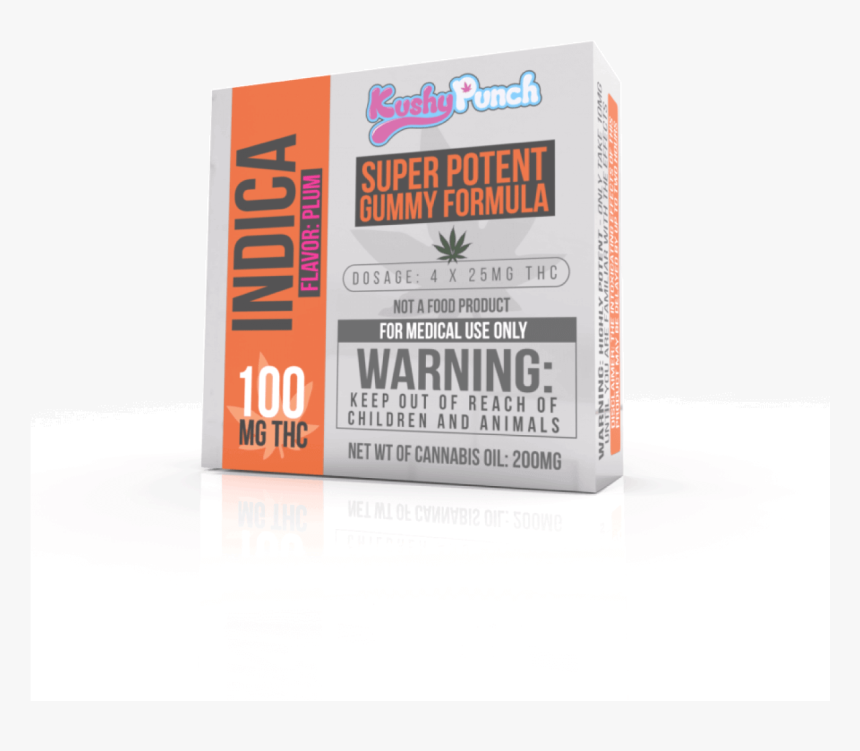 K U S H Y P U N C H Indica Edible - Graphic Design, HD Png Download, Free Download