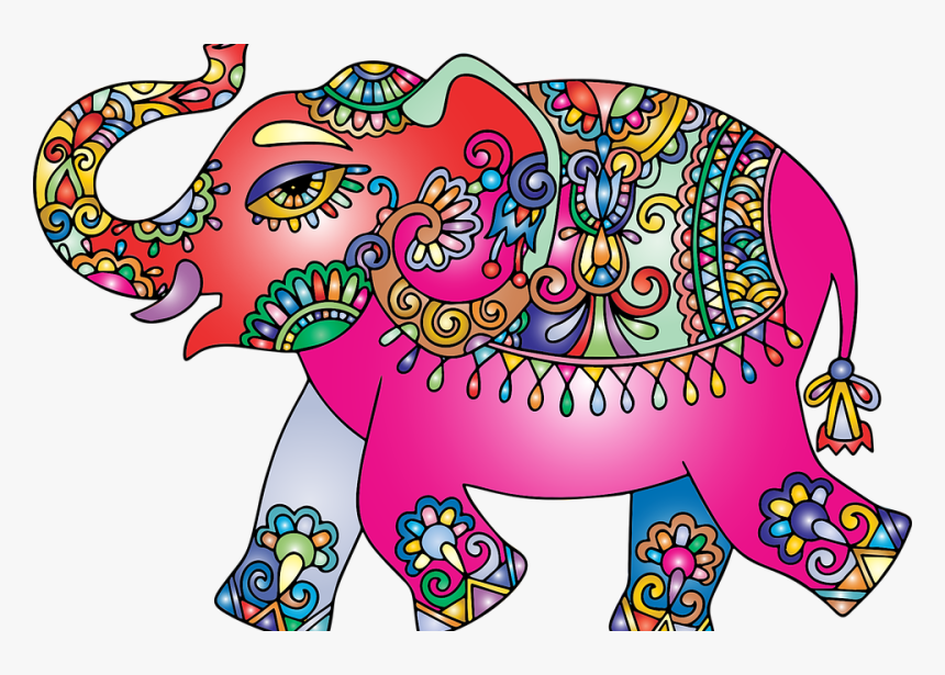 Elephant Drawing || Elephant Drawing Colour || Hathi Ka Chitra - YouTube