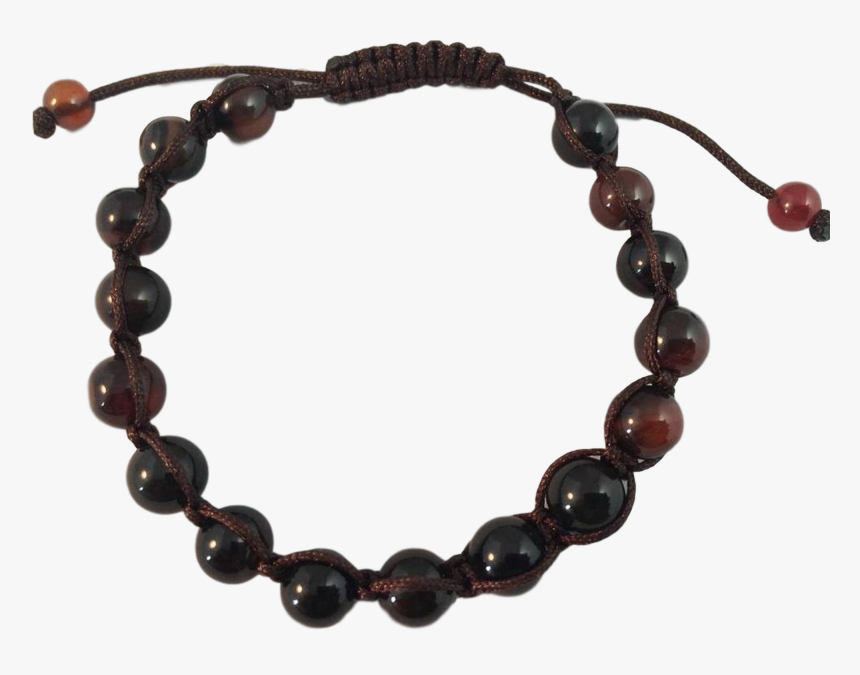 Hand Knotted Banded Agate Wrist Mala/ Bracelet - Bracelet, HD Png Download, Free Download