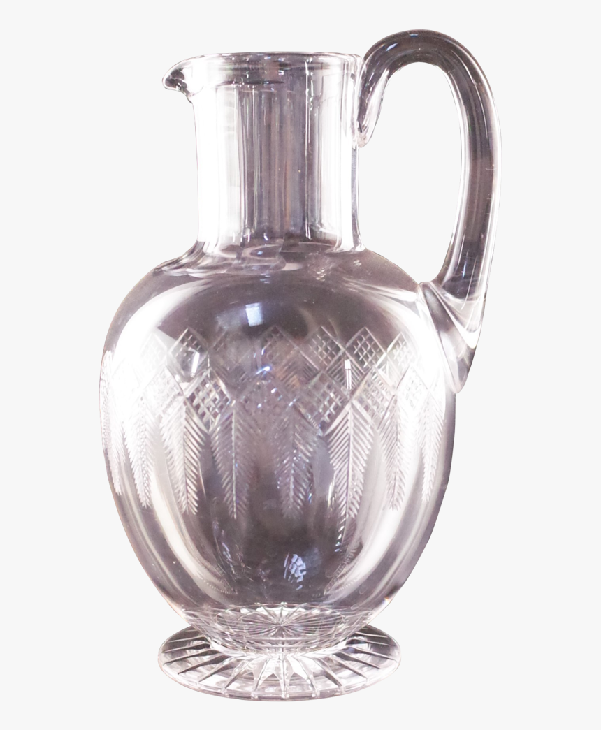 Cut Glass Water Jug - Vase, HD Png Download, Free Download